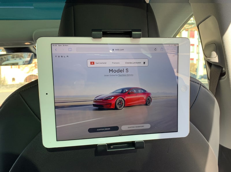 Fixer iPad horizontal pour Tesla Model 3