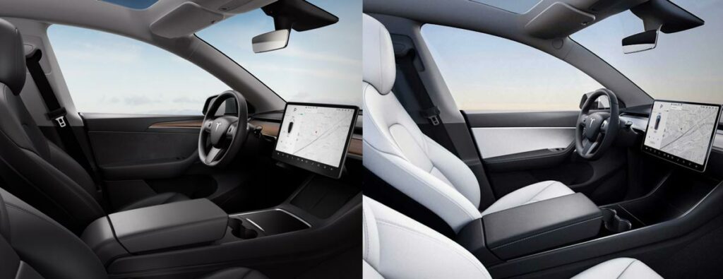 Tesla Model Y intérieur blanc ou noir ?