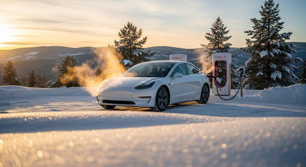 Comment maximiser l'autonomie de votre Tesla en hiver ?