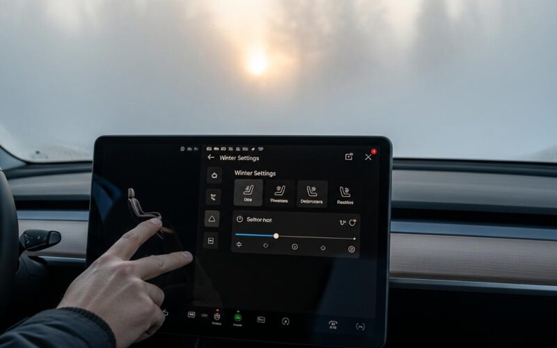 Comment configurer votre Tesla pour l'hiver en 5 minutes ?