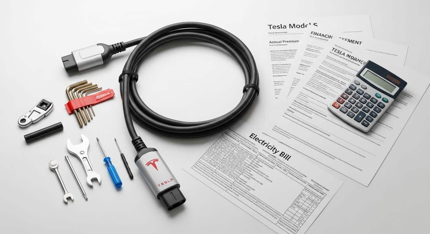Coût réel d'une Tesla : électricité, assurance et entretien sur 5 ans