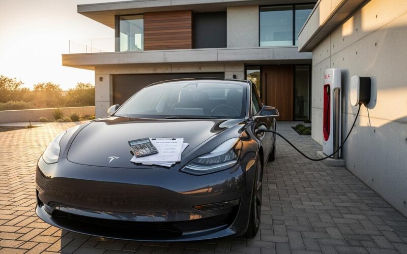 Coût réel d'une Tesla : électricité, assurance et entretien sur 5 ans
