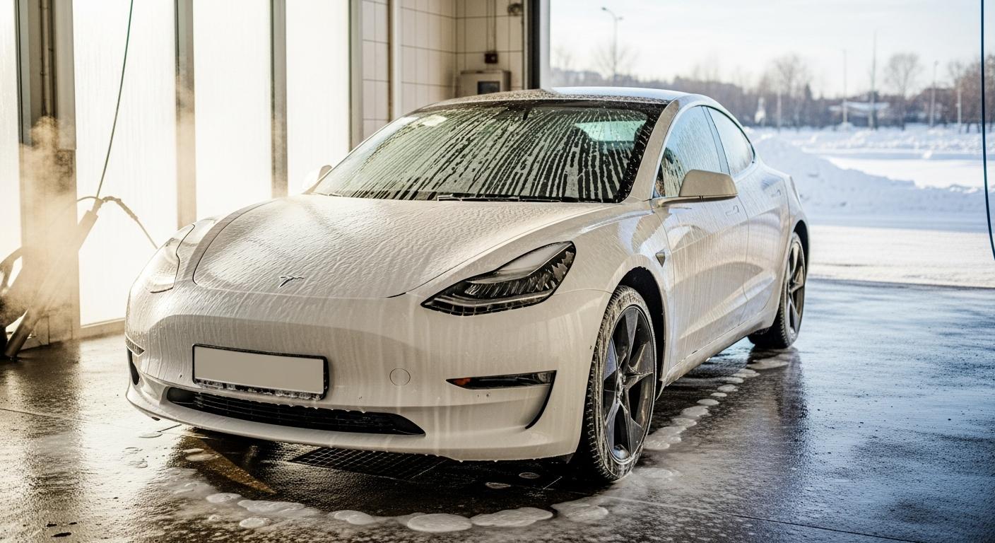 Comment protéger la peinture de votre Tesla cet hiver ?