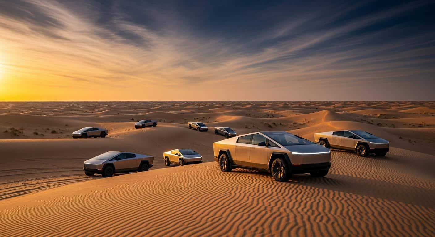 Cybertruck aux Émirats : Tesla évite l'Europe, pourquoi ?