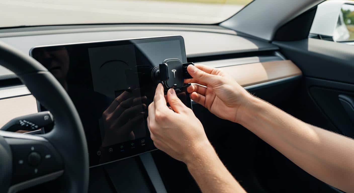 Les meilleurs supports de téléphone pour Tesla Model 3 et Model Y testés et approuvés par la communauté
