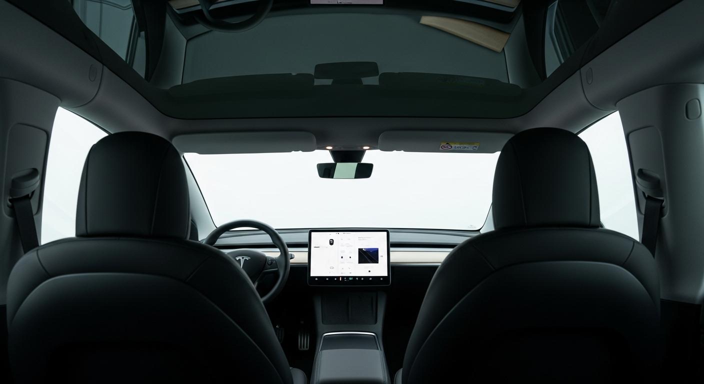 Model Y 2026: 16-inch screen