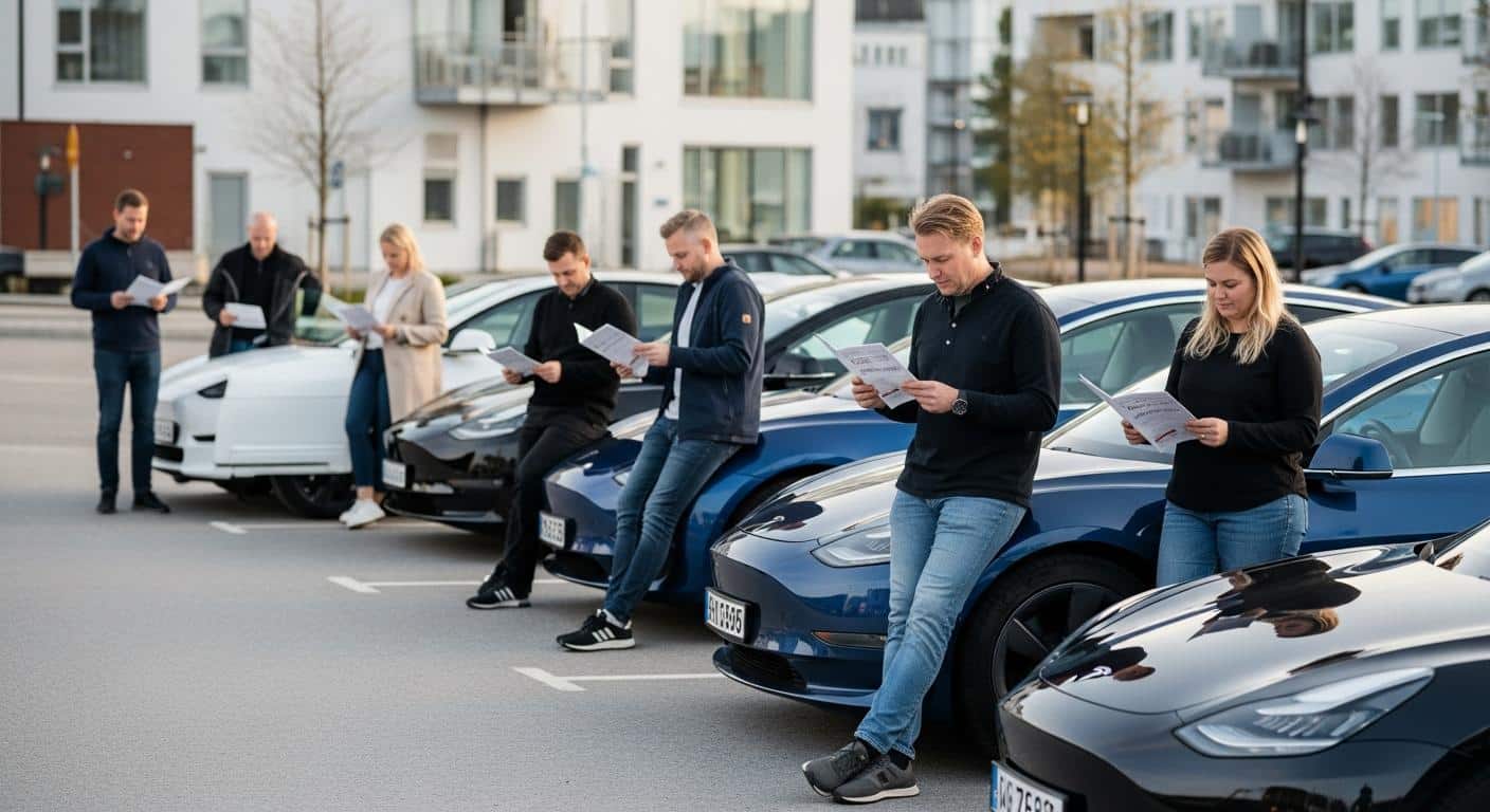Propriétaires Tesla Suède : ciblés par les syndicats