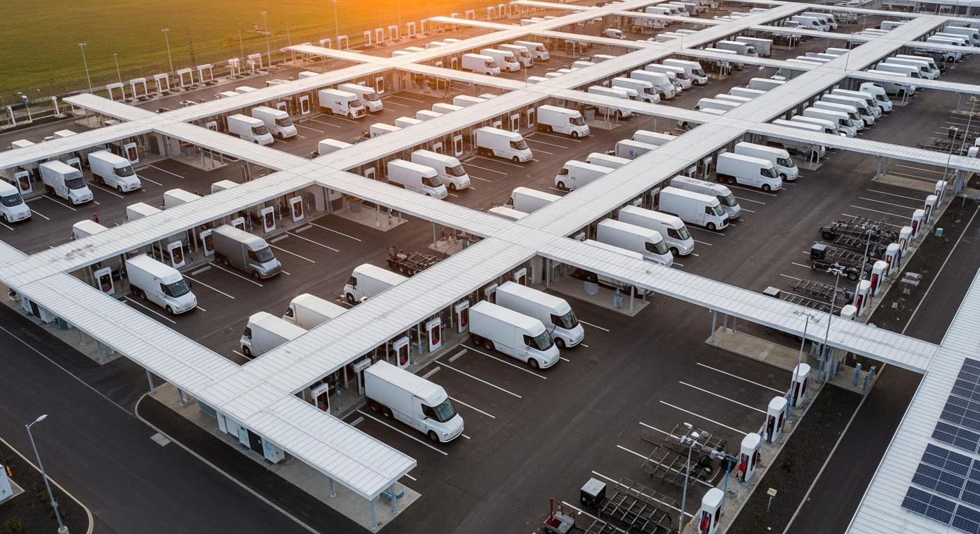 Tesla déploie ses chargeurs poids lourds aux États-Unis