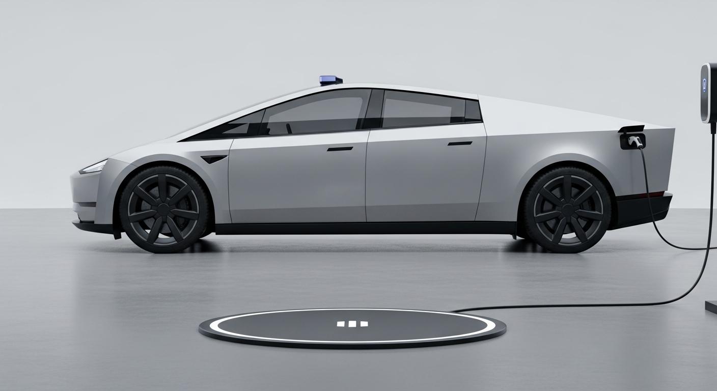 Pourquoi le Tesla Cybercab garde un port de recharge manuel ?