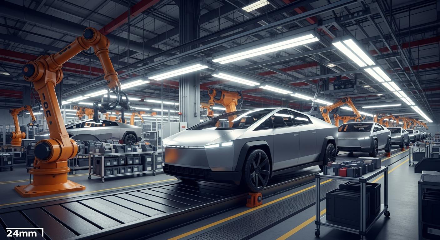 Pourquoi le Tesla Cybercab garde un port de recharge manuel ?