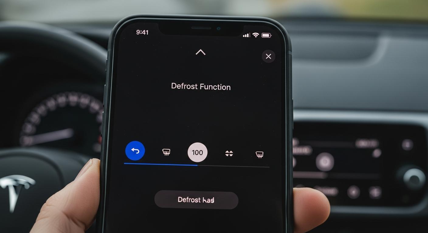 Tesla Model Y : combien de temps pour faire fondre la neige ?