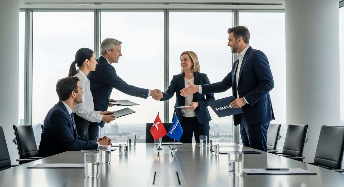 Tesla et Samsung : modems 5G pour Robotaxis dès 2026