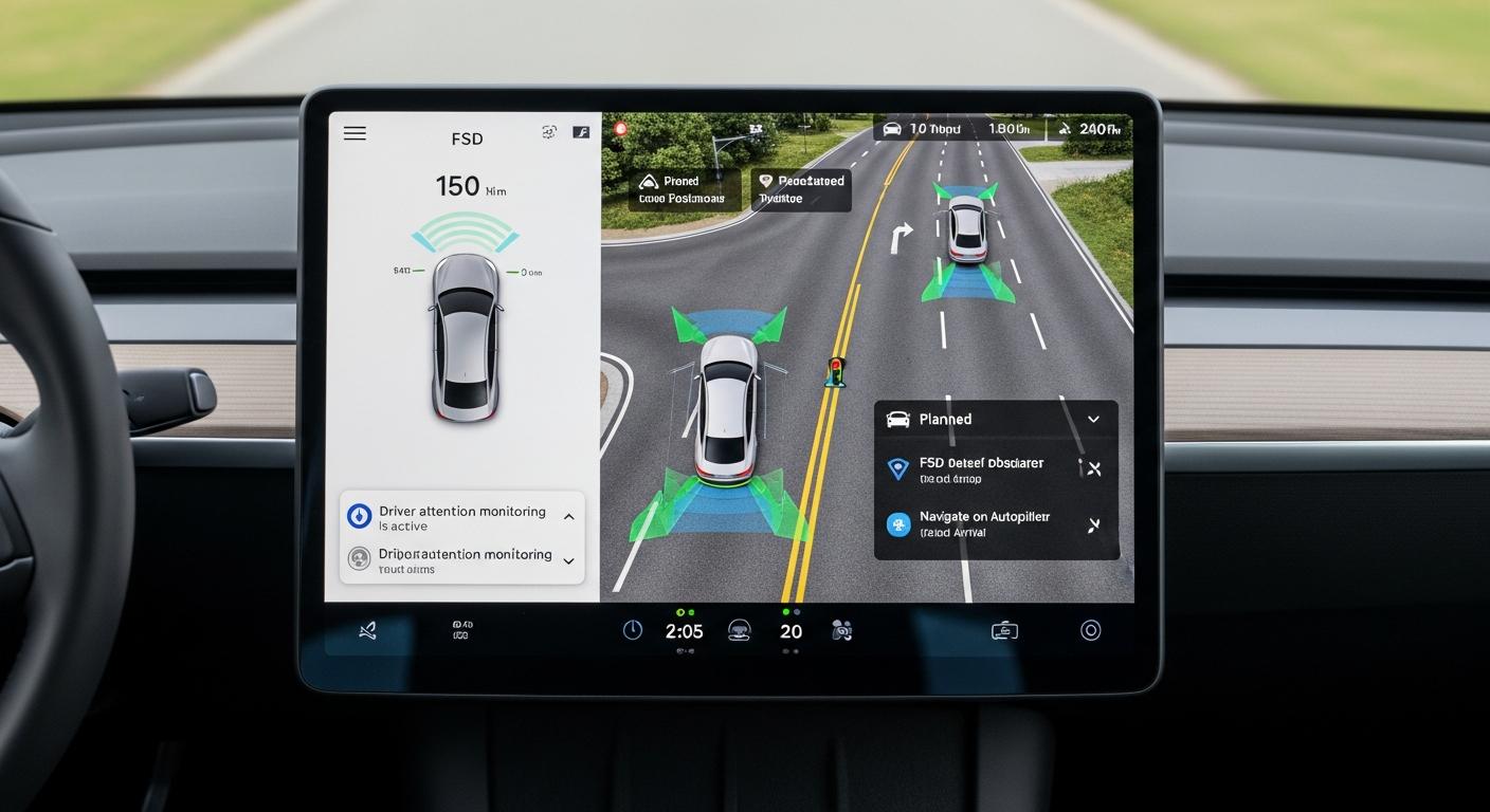 Assurance Tesla FSD : -50% dans l'Oregon avec Lemonade