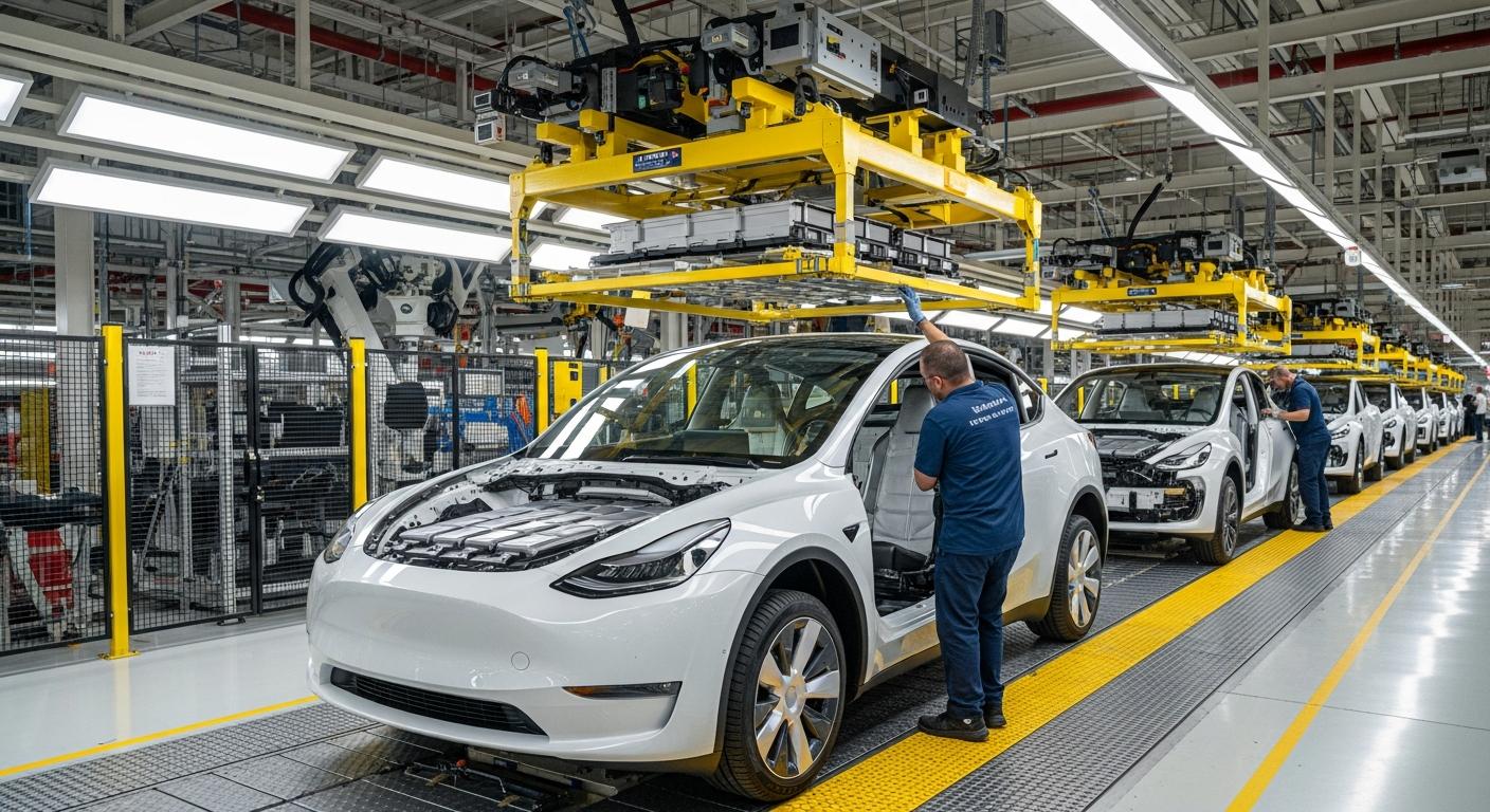 Batteries Tesla 4680 : l'électrode sèche enfin maîtrisée