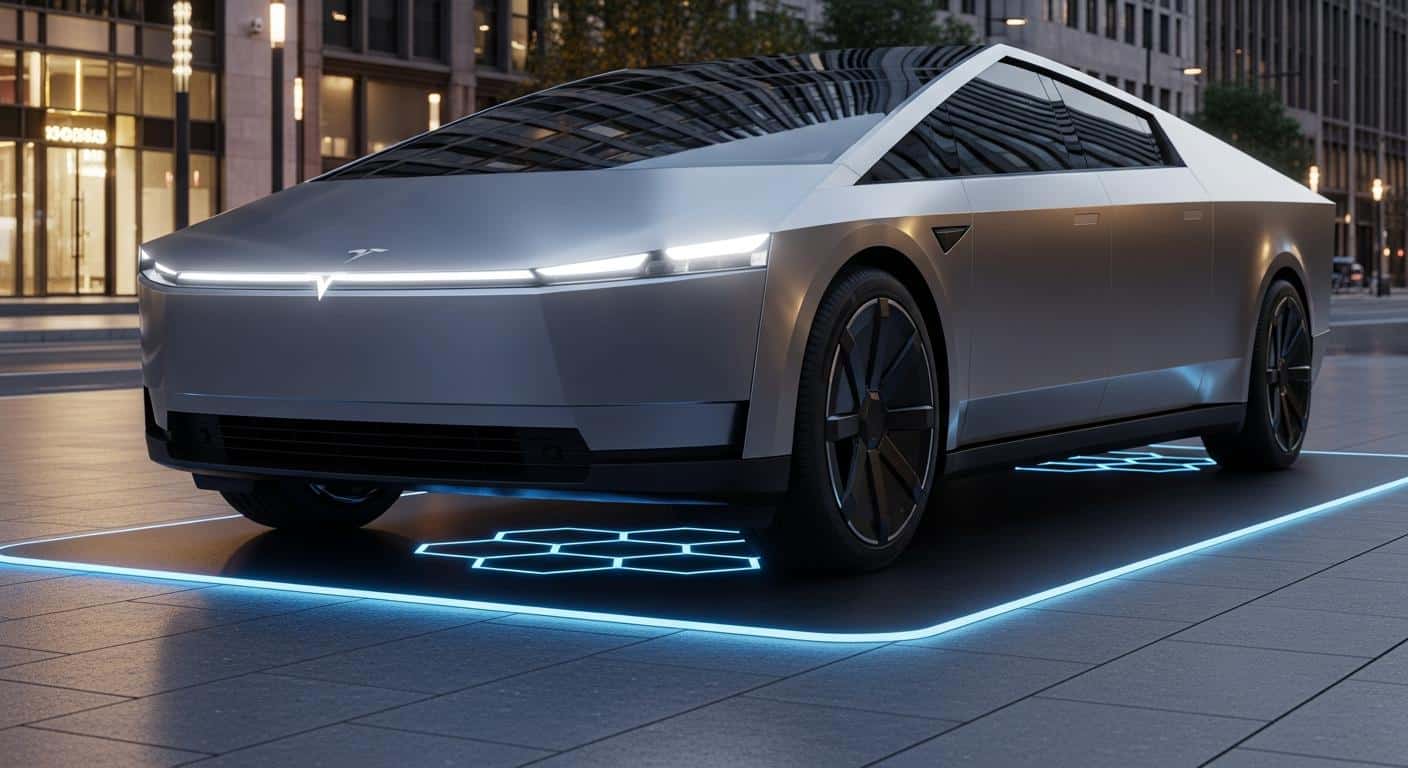 Tesla Cybercab : recharge sans fil validée par la FCC