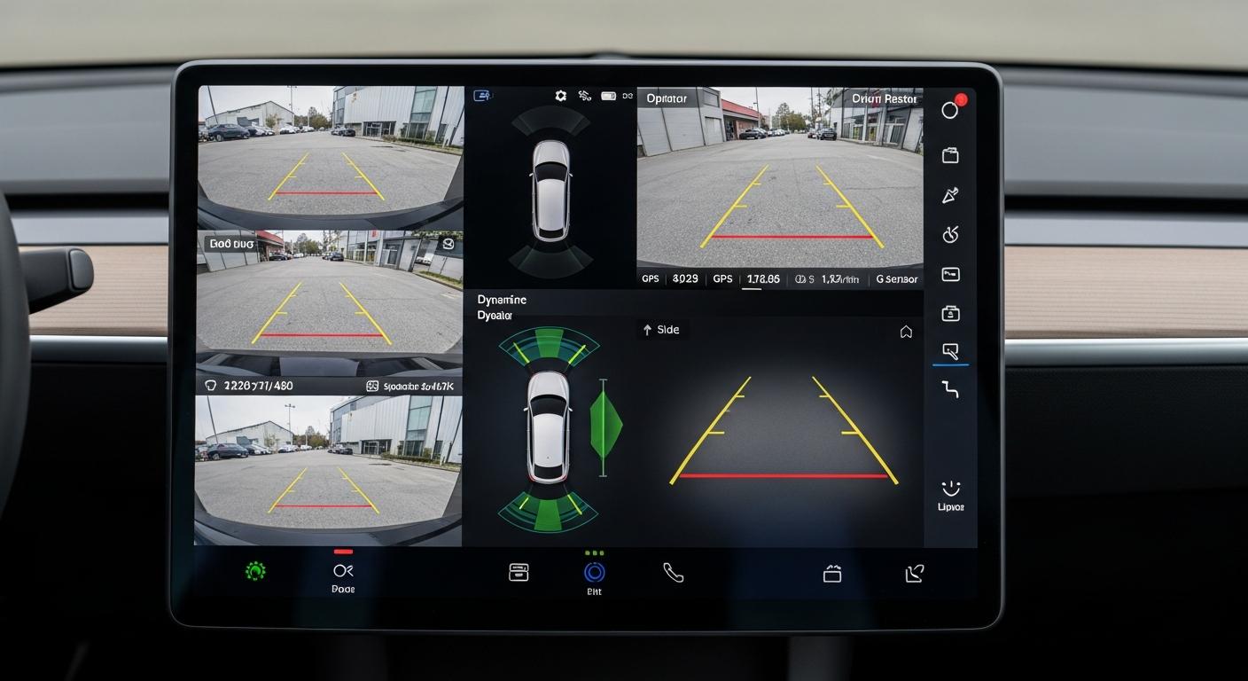 Tesla : dashcam jusqu'à 24h d'enregistrement continu