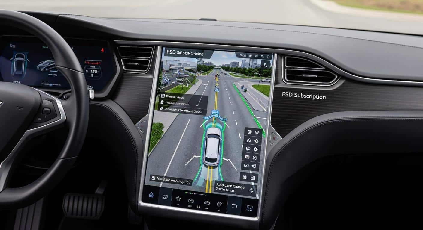 Tesla FSD : fin de l'achat, tout en abonnement dès le 14/02