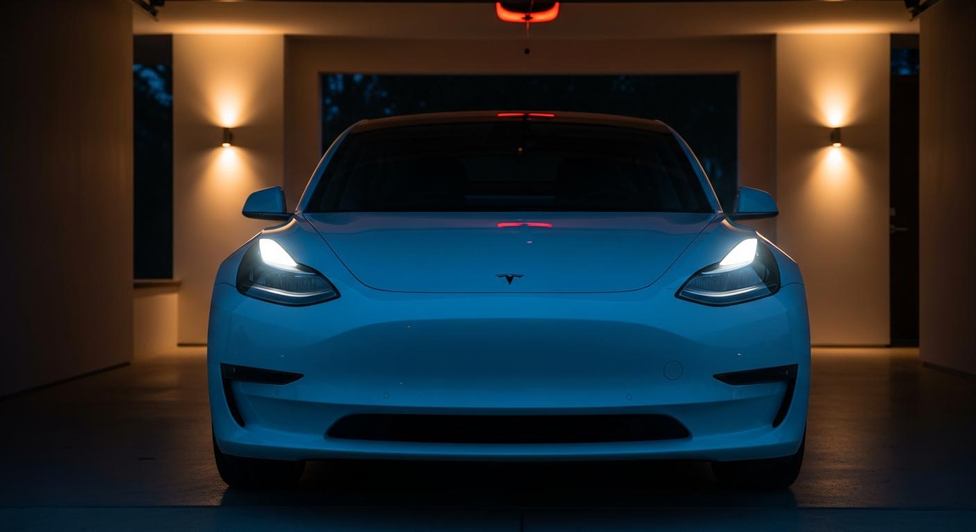Tesla : phares Matrix LED à 2 niveaux arrivent en OTA