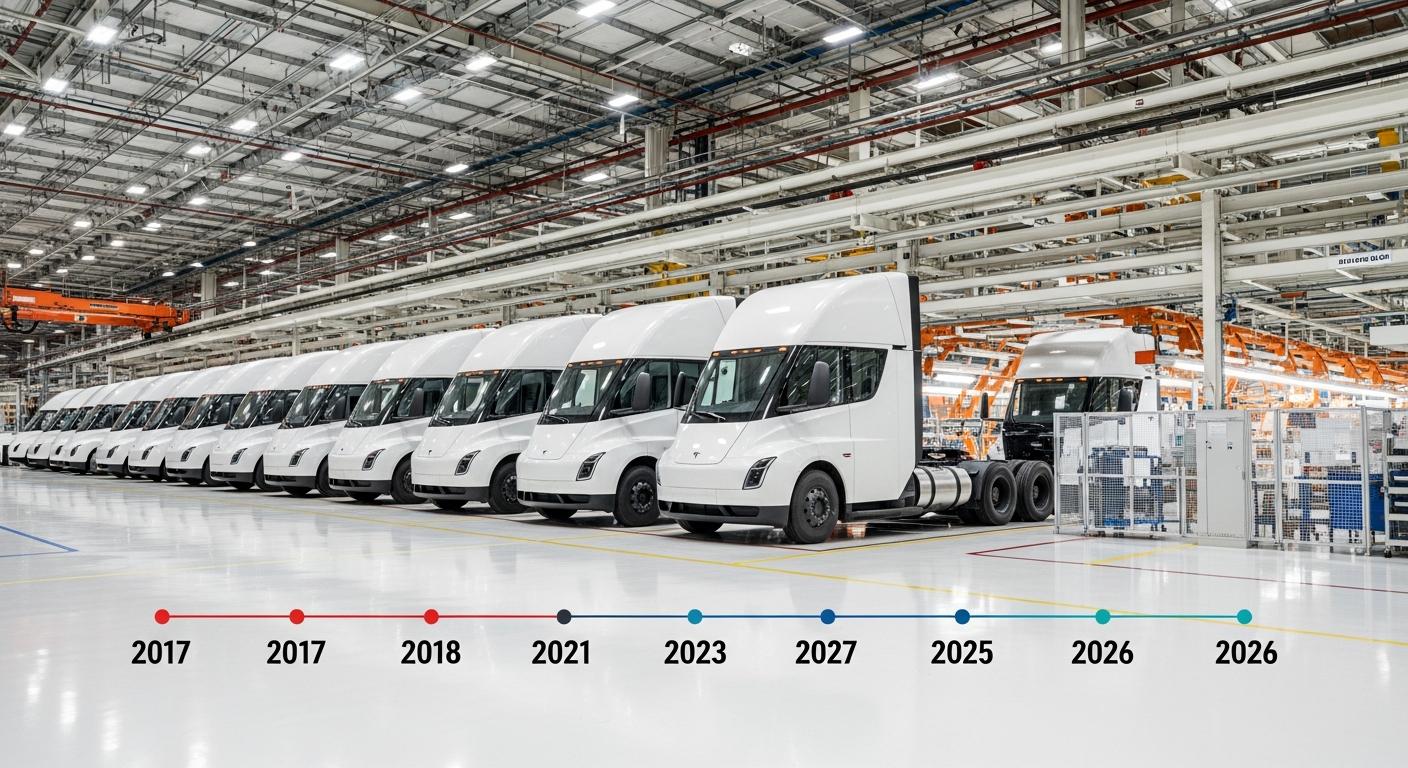 Tesla Semi : 165M$ d'aides publiques, analyse complète
