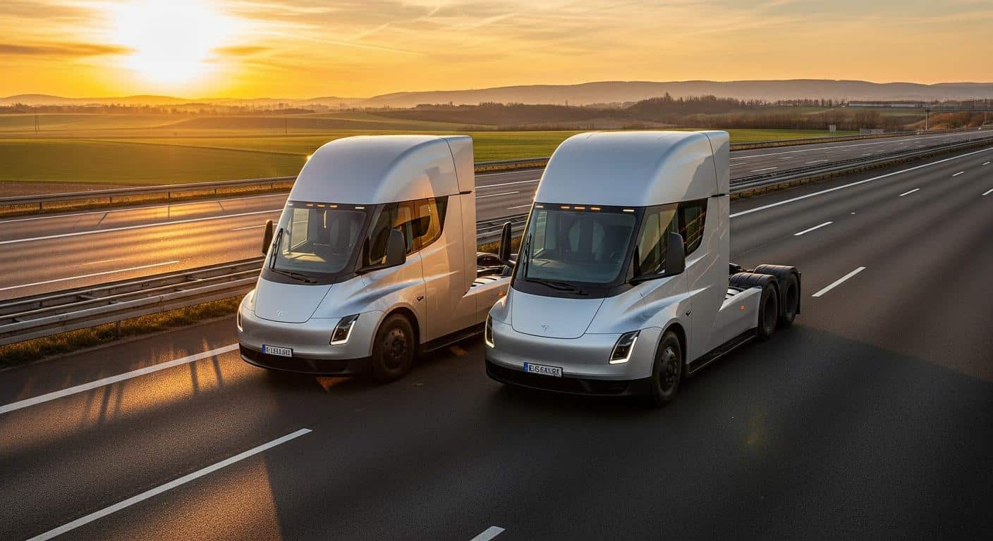 Tesla Semi en Europe : le réseau Megacharger en préparation