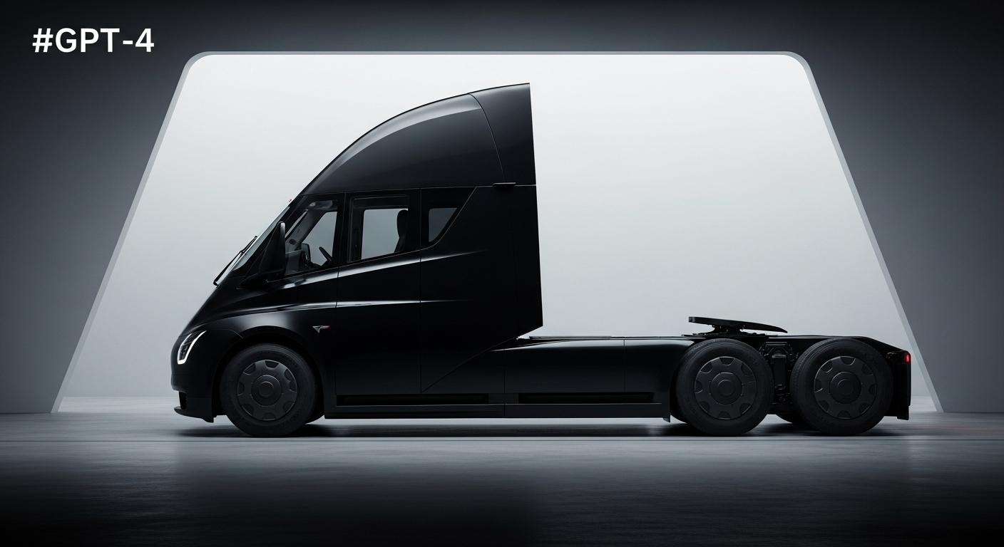 Tesla Semi : prix révélés à 250k$ et 290k$ avant production