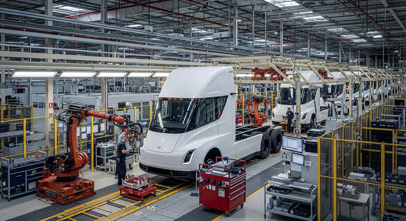 Tesla Semi : production de masse confirmée pour 2026