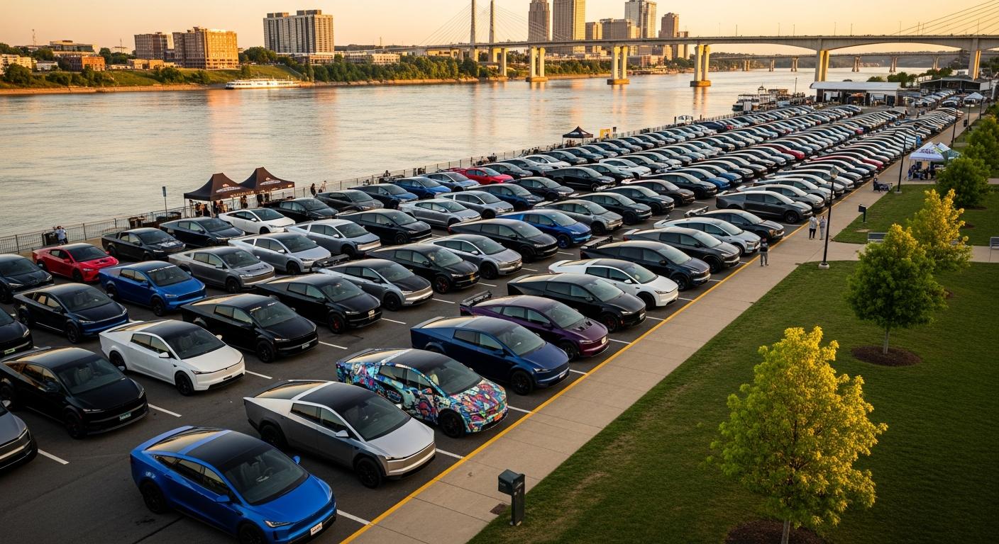 Chattanooga Charge : 100+ Cybertrucks au rassemblement Tesla