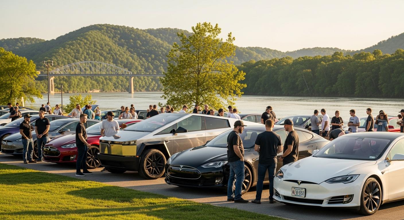 Chattanooga Charge : 100+ Cybertrucks au rassemblement Tesla