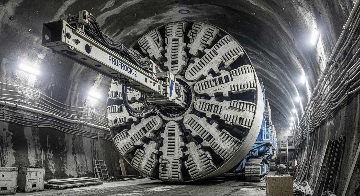 Prufrock-2 : record de 3,67 km de tunnel à Las Vegas