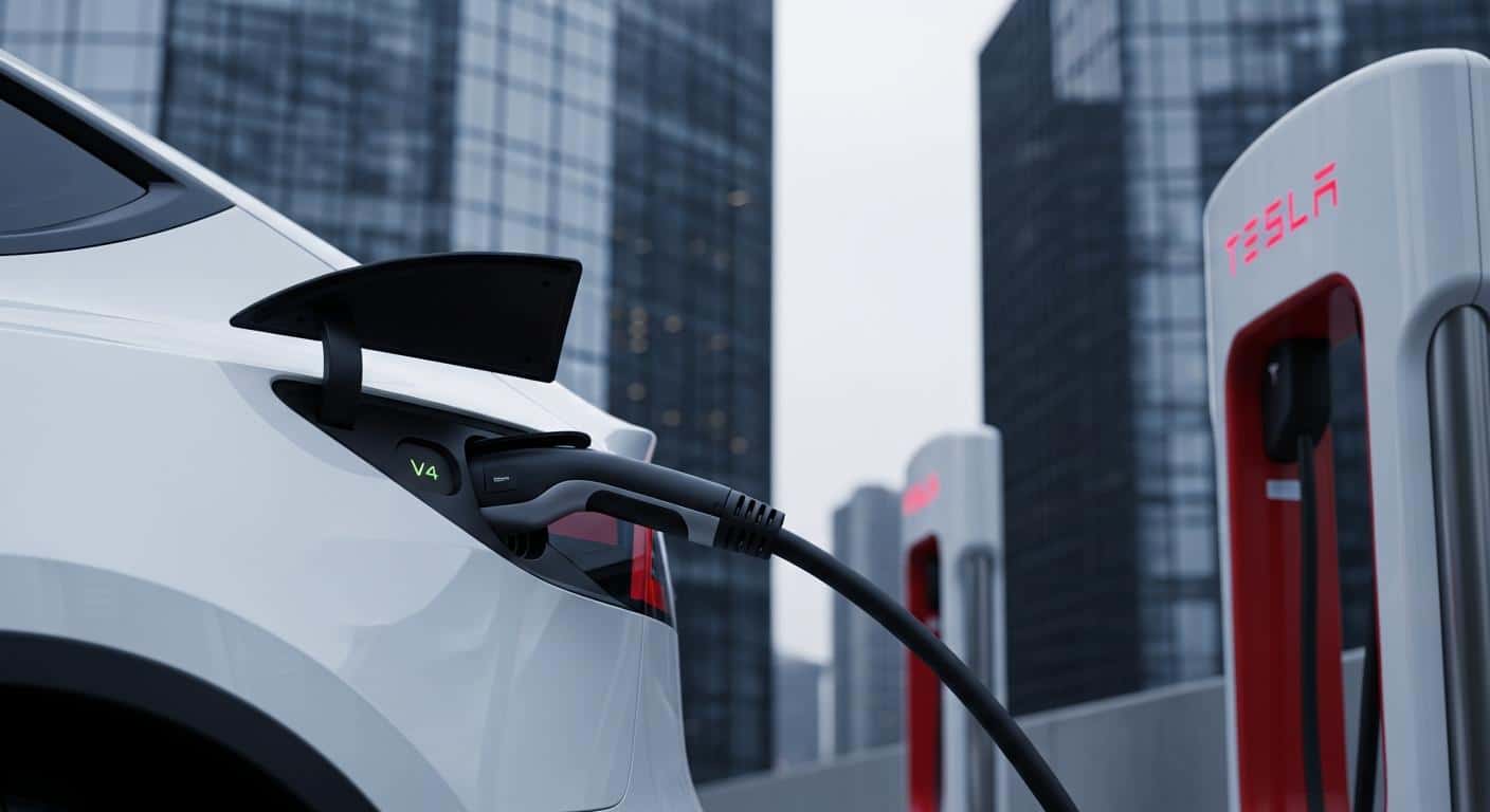 Superchargeur V4 pliant : pourquoi ça change tout pour Tesla
