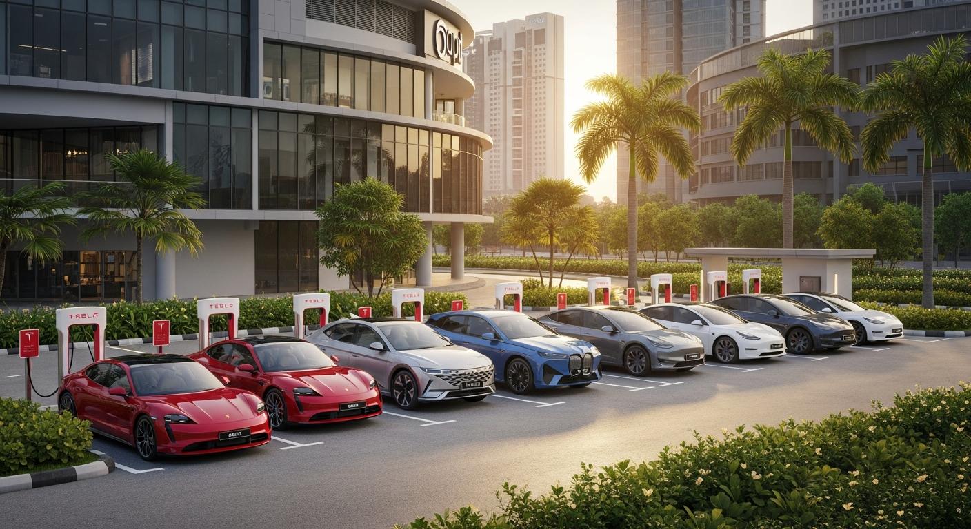 Superchargeurs Tesla ouverts aux autres marques en Malaisie
