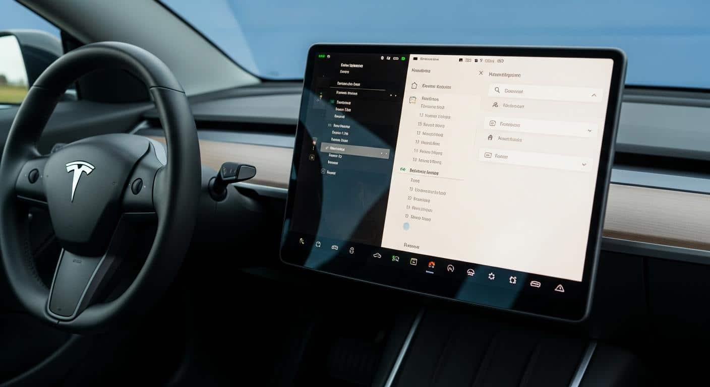 Tesla 2026.8 : savoir qui conduit ta voiture en temps réel