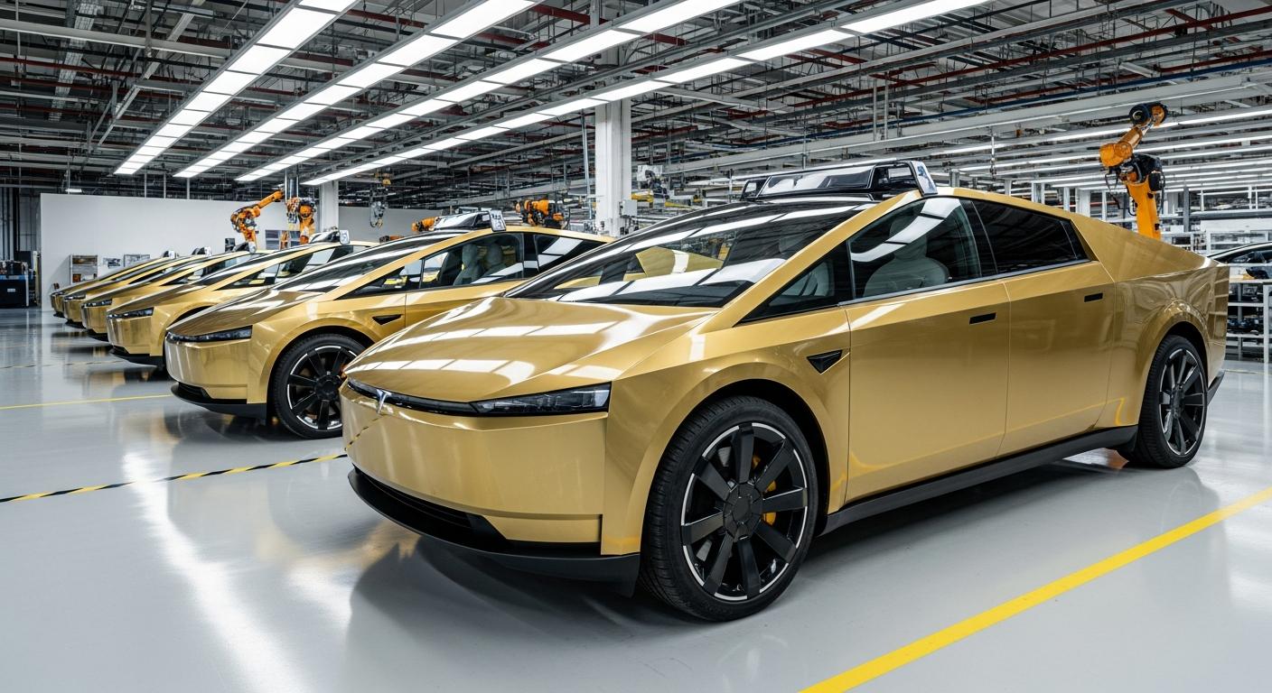 Tesla Cybercab : 25 unités produites avant avril 2026