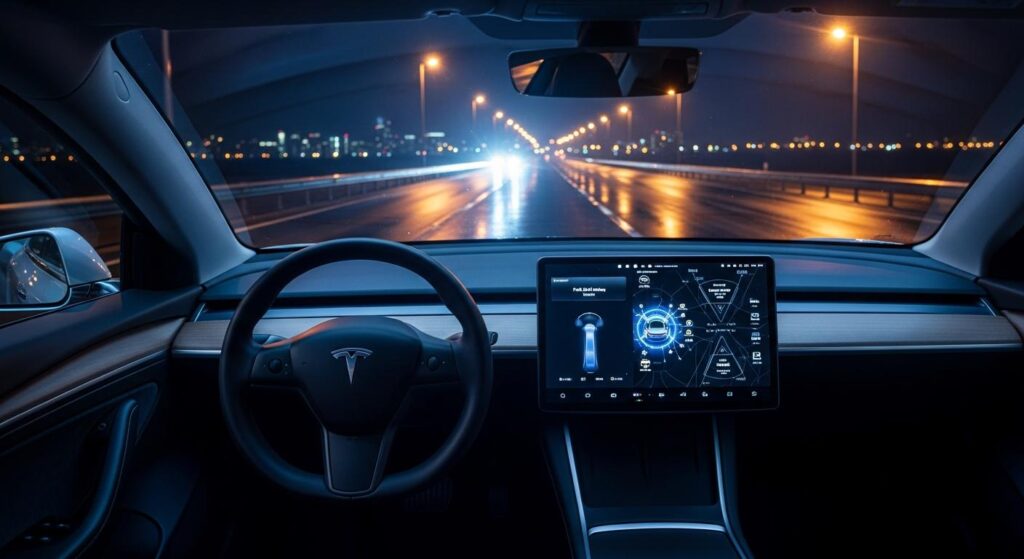 Il dormait ivre au volant : son Tesla FSD a tout gรฉrรฉ