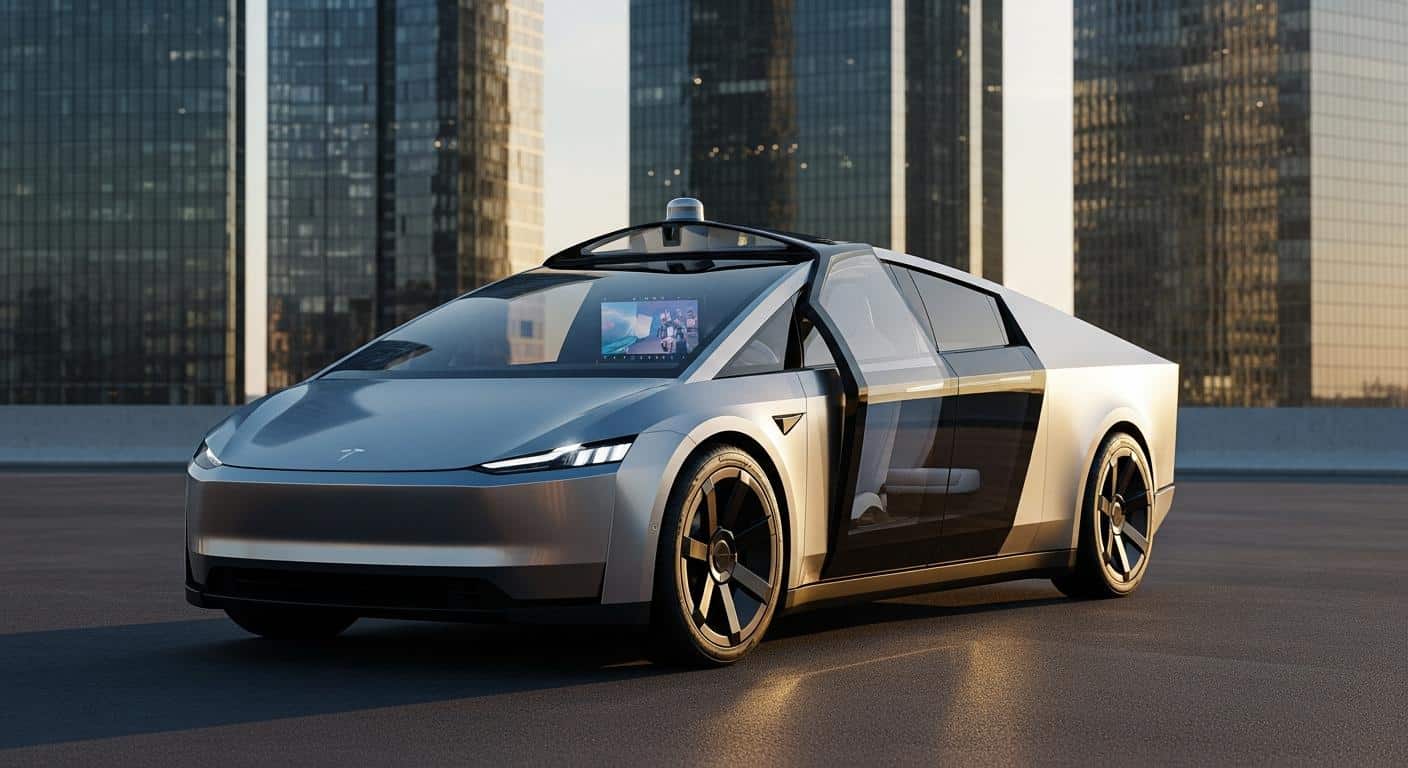 Tesla Cybercab en production : la voiture sans volant est réelle