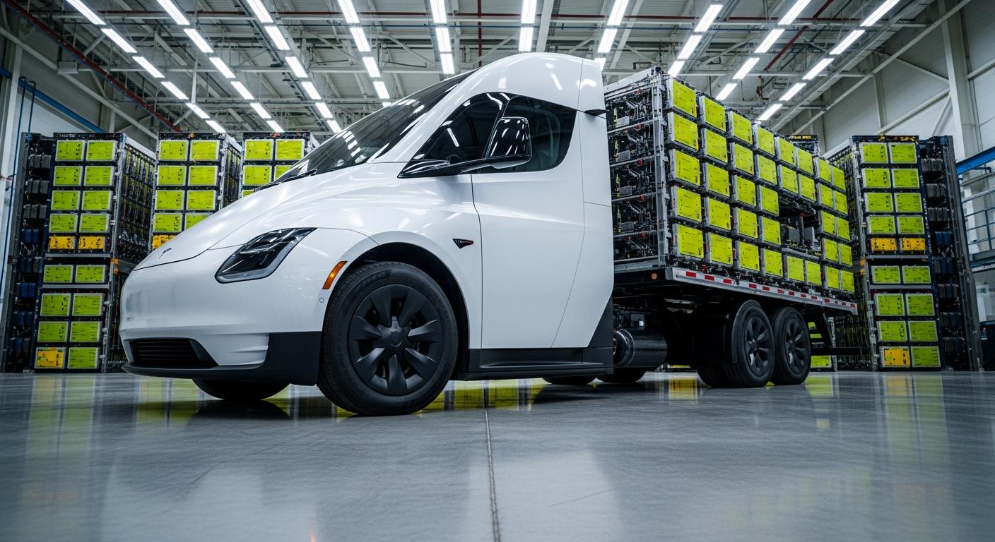 Tesla Semi : la cellule 4680 face au froid hivernal