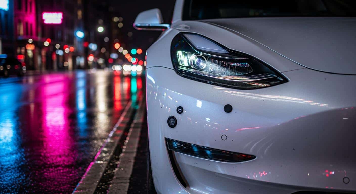 Robotaxi Tesla roule de nuit : vers l'autonomie totale ?