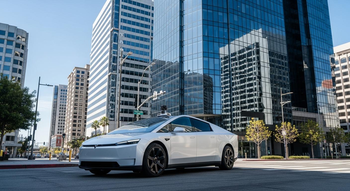 Robotaxis Tesla verbalisables en Californie dès juillet