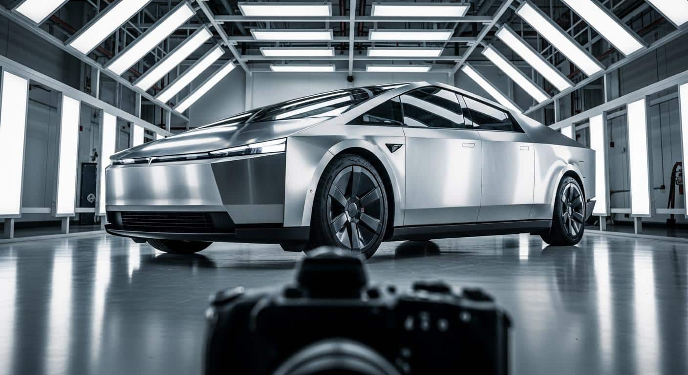 Tesla Cybercab sous verre au GP Miami : show ou stratégie ?