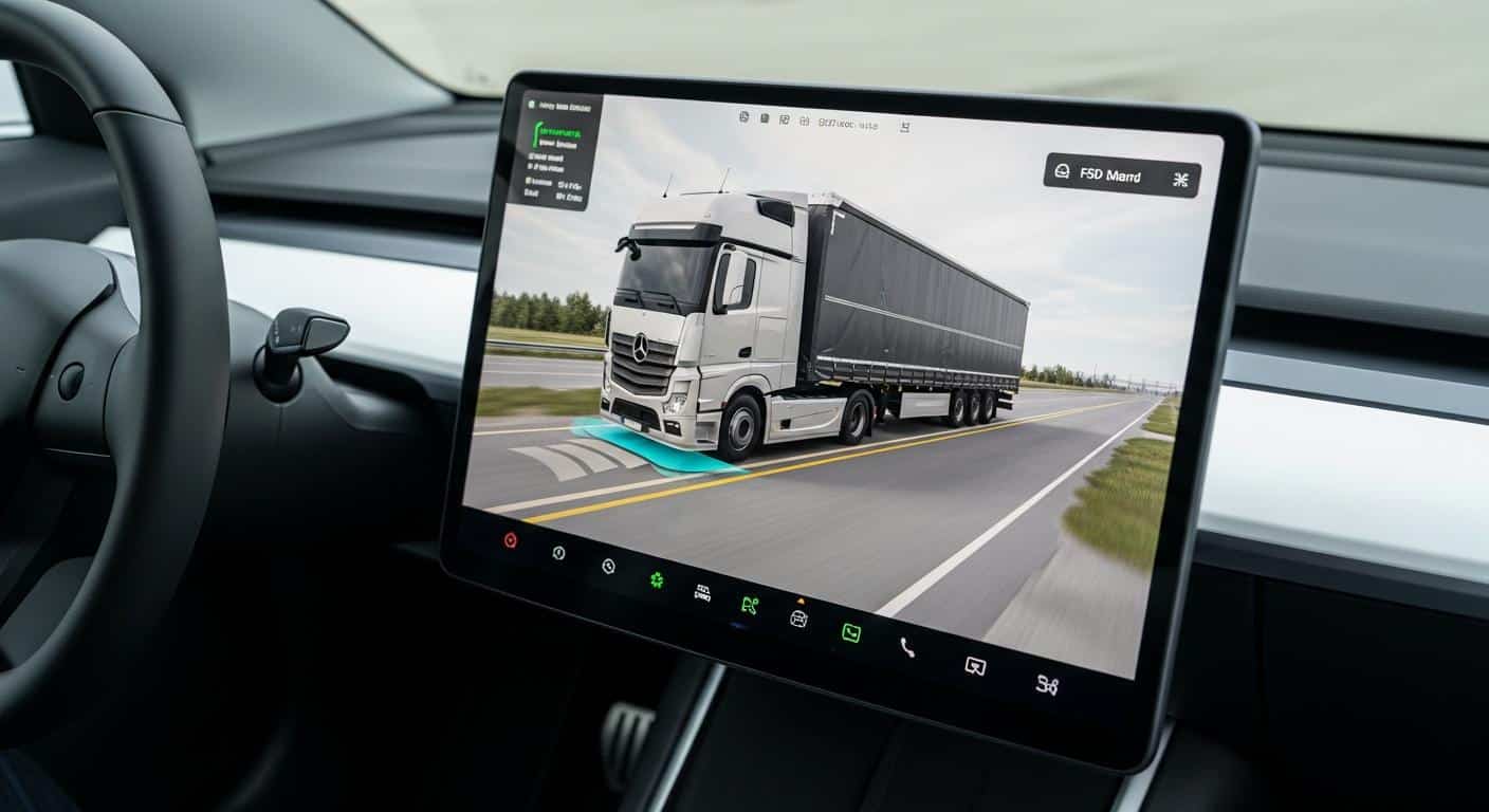 FSD en Europe : Tesla adapte enfin ses camions locaux
