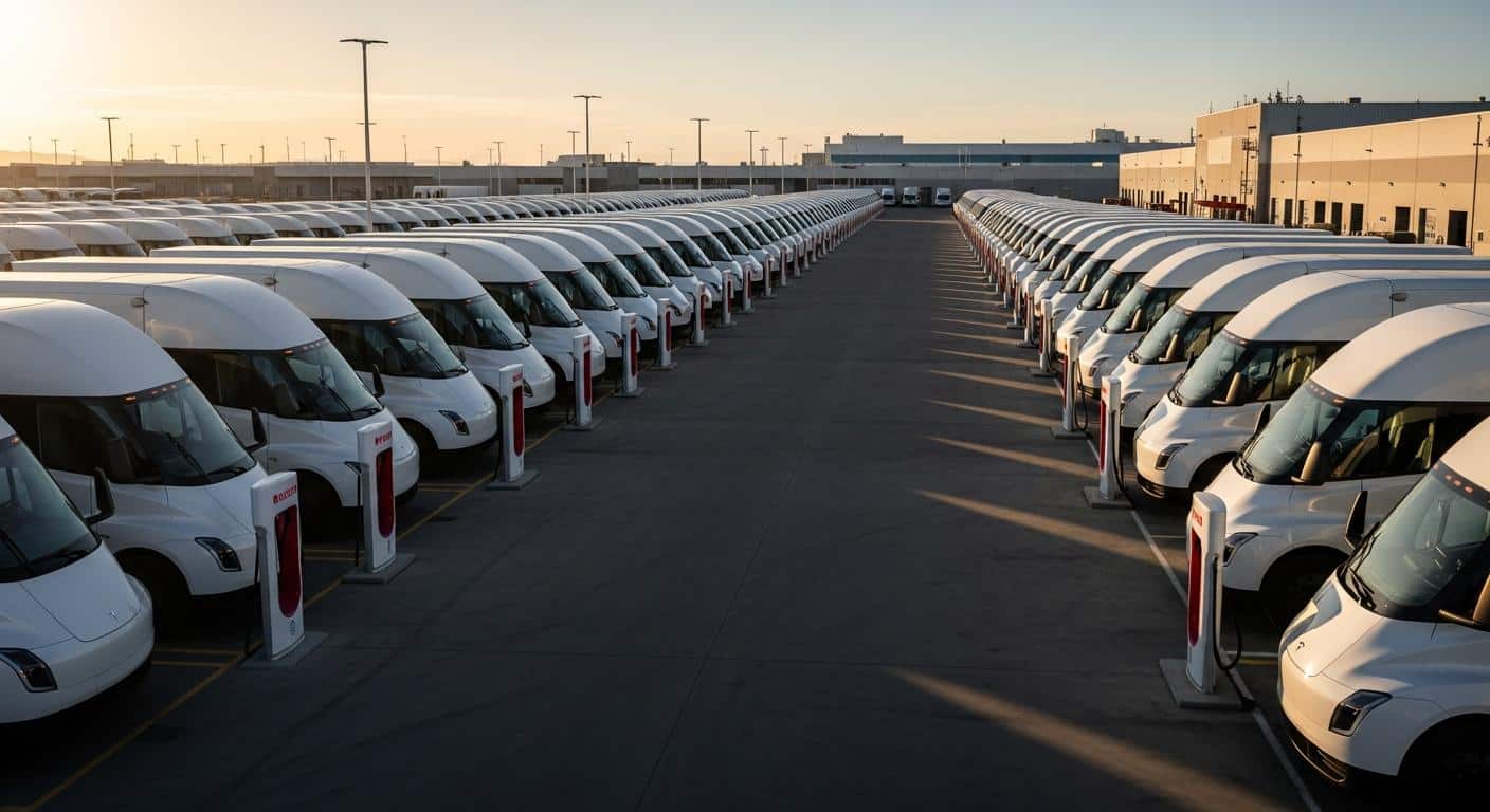Tesla Semi Basecharger 125 kW : la recharge en dépôt