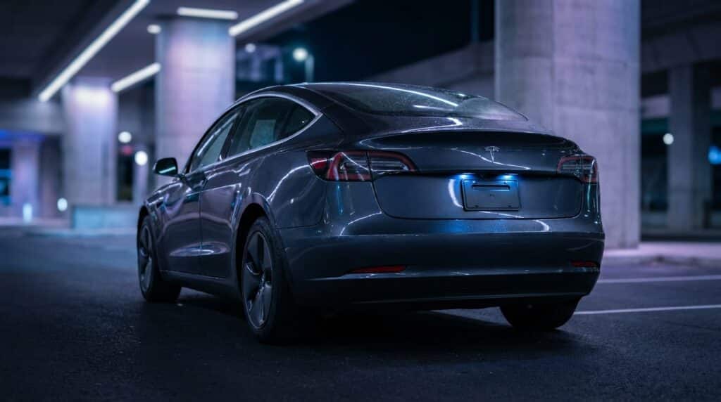 Alerte angle mort à l'arrêt Tesla : enfin pour tous ?