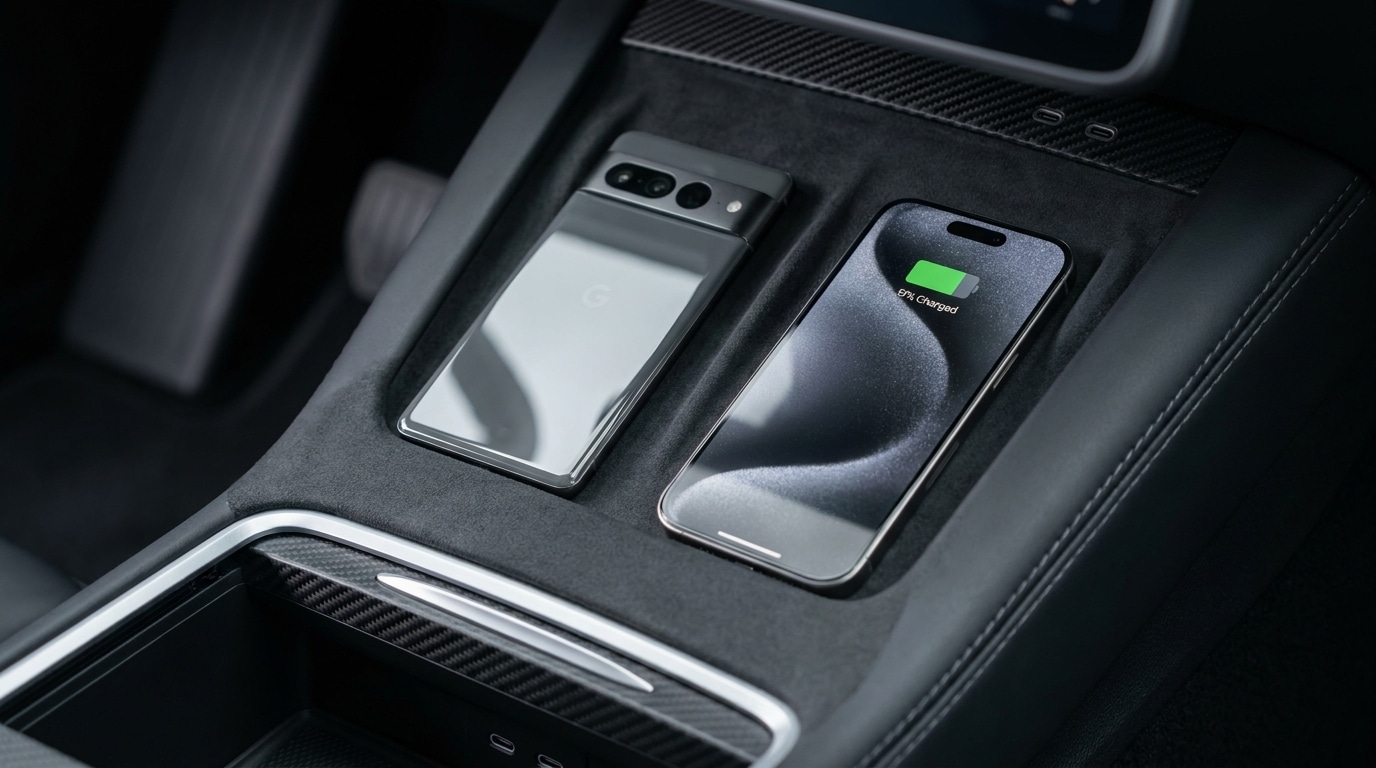 Chargeur sans fil Model Y refroidi : le swap qui marche