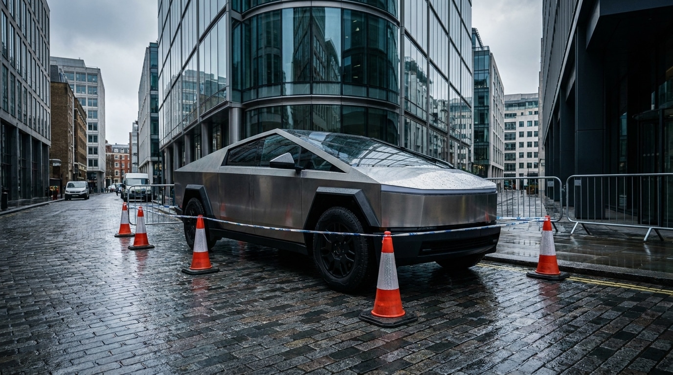 Pourquoi le Cybertruck est interdit au Royaume-Uni ?
