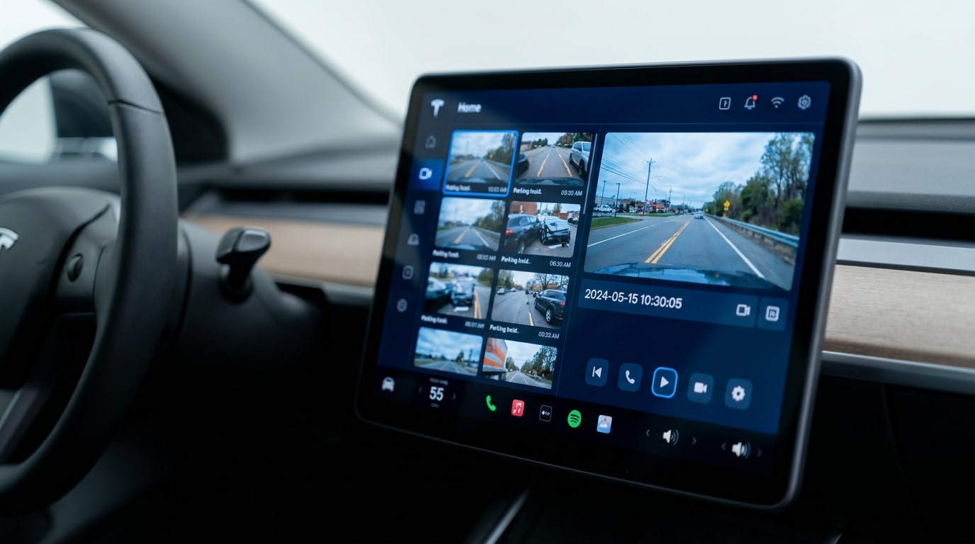 Dashcam Tesla en ligne : fini la galère USB