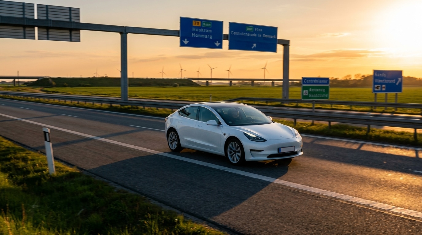 FSD Tesla au Danemark : 4 pays européens en 2 mois