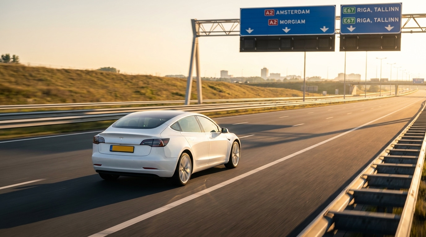 FSD Tesla : l'Estonie approuve la conduite supervisée