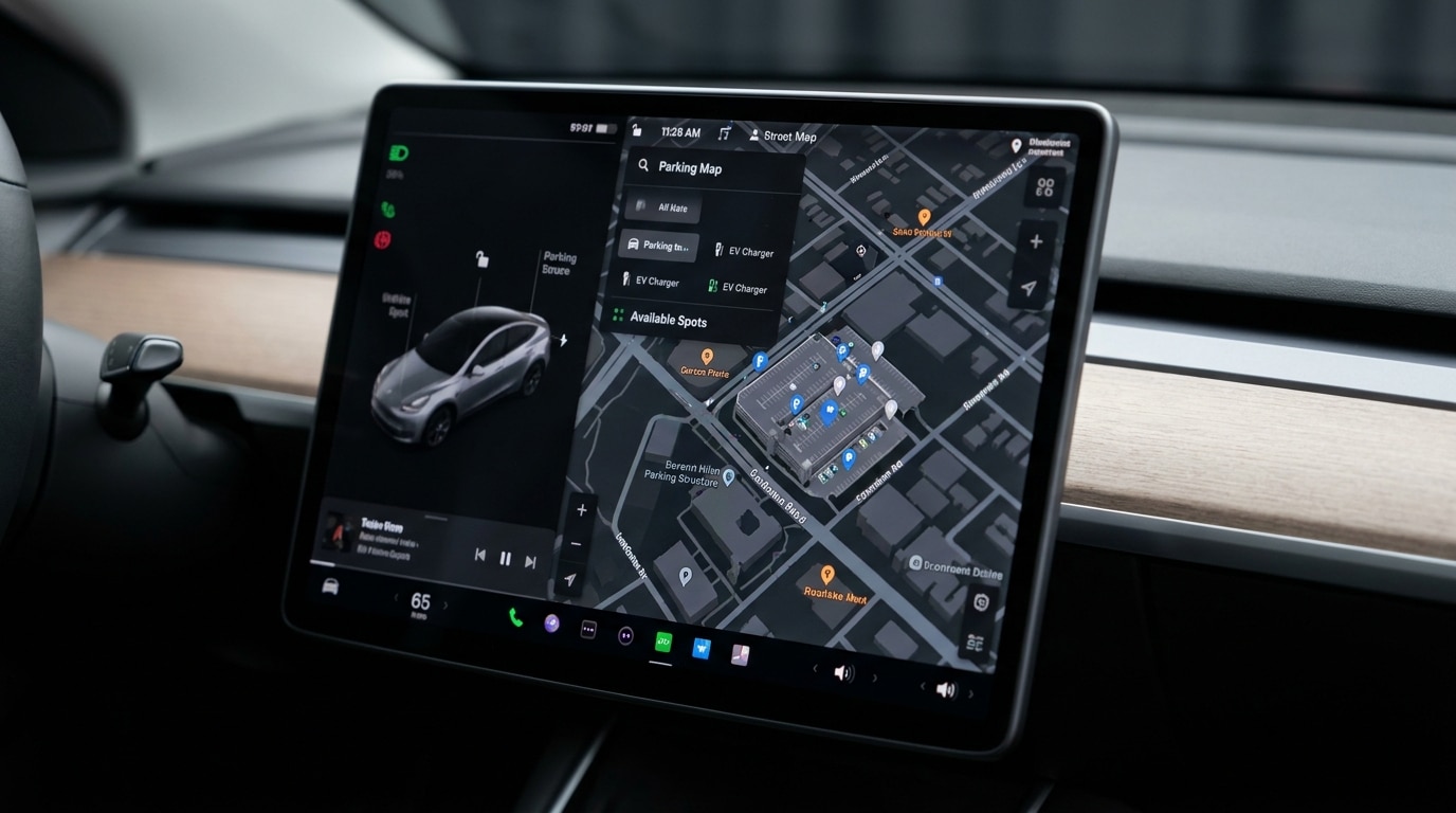 FSD Tesla : bientôt une mémoire pour tes parkings ?