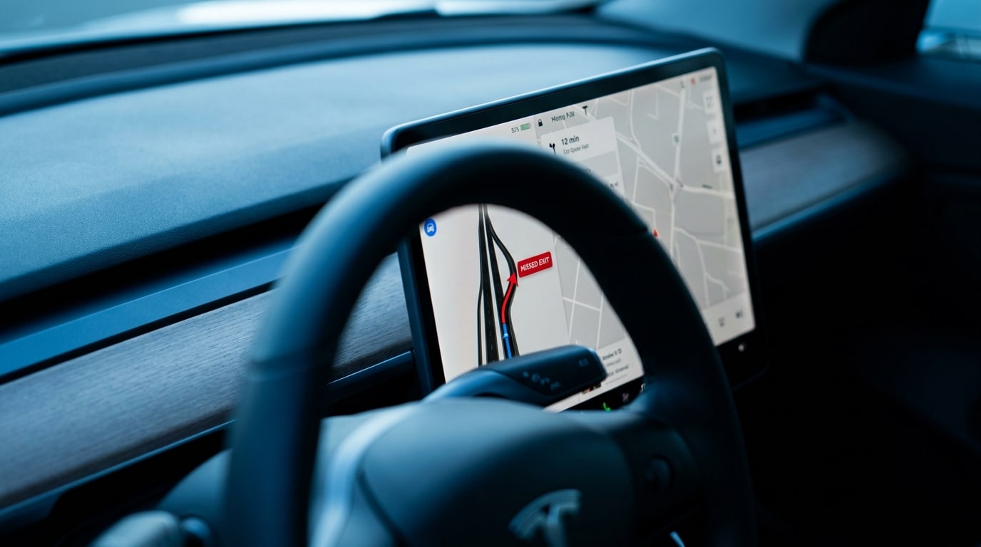 FSD v14.3.4 : pourquoi Tesla rate encore la navigation ?