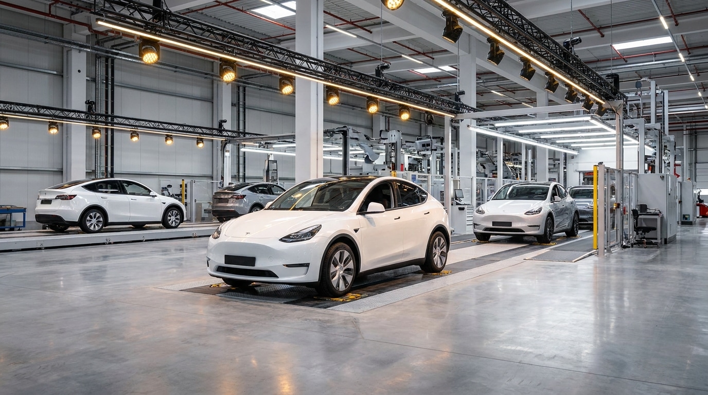 Giga Berlin vise 7 500 véhicules par semaine